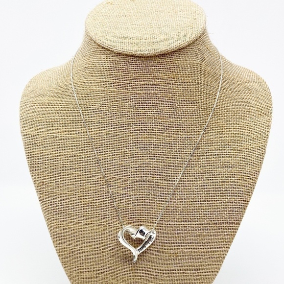 Sterling Silver XOXO I Love You Heart Pendant